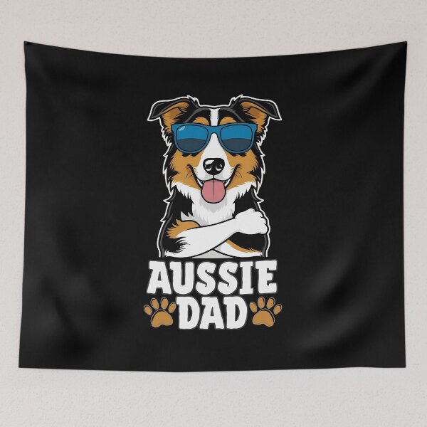 Item preview, Cool Aussie Shepherd – Dog Dad Vibes designed and sold by GoodyPaws.