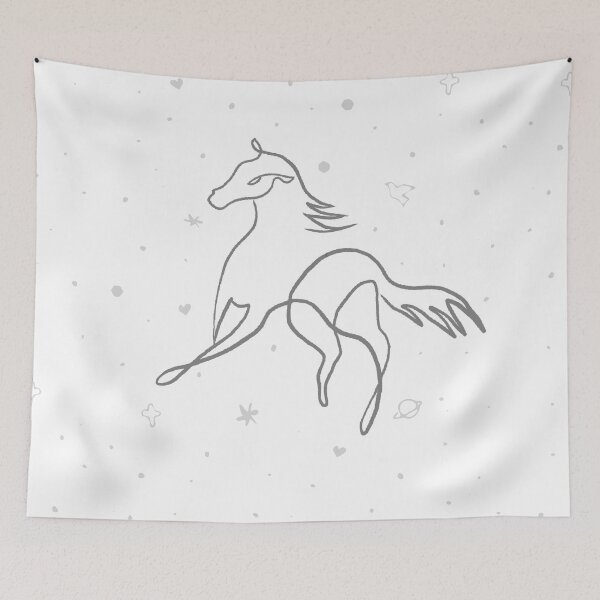 Item preview, Cosmic Horse Dash: Style Meets Stardust designed and sold by LiberaCaballo.
