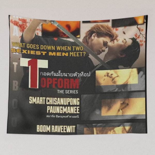 Item preview, Smart Boom Play Within A Play viral photoshoot Thai BL Series Top Form Jin Akin Thai drama Lakorn Yaoi honey scene designed and sold by Kpop-Noona.