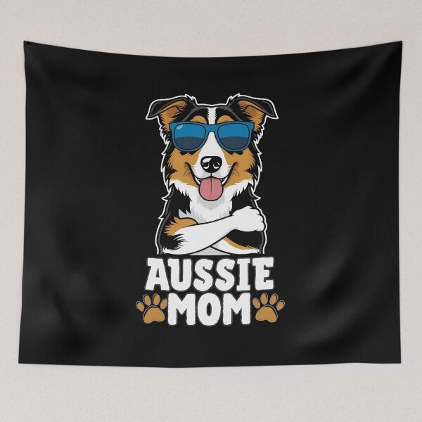 Item preview, Cool Aussie Shepherd – Dog Mom Energy designed and sold by GoodyPaws.