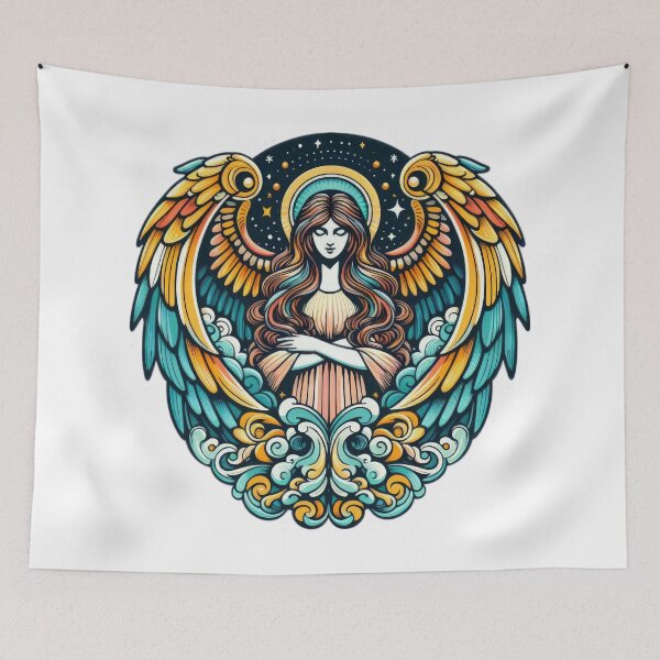 Item preview, Superhero angel with angel wings,Angel,angel art,divine power designed and sold by Expressions-Sel.