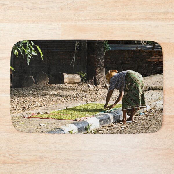 Item preview, Rural scene: drying green chilies designed and sold by franck380.