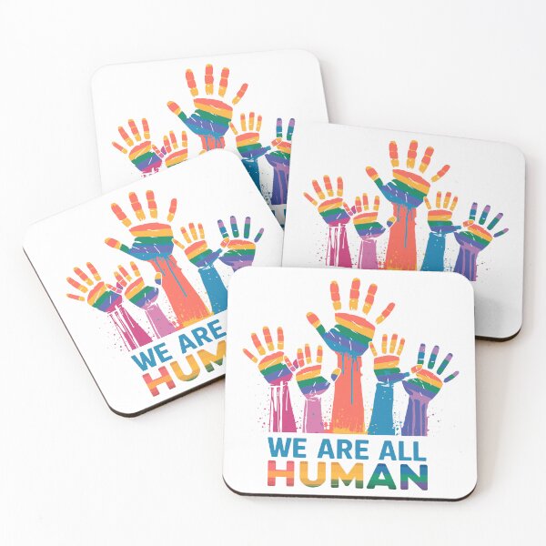 Item preview, We Are All Human designed and sold by Angry Swan Designs.