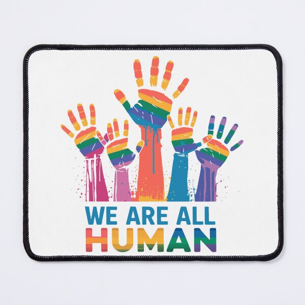 Item preview, We Are All Human designed and sold by Angry Swan Designs.