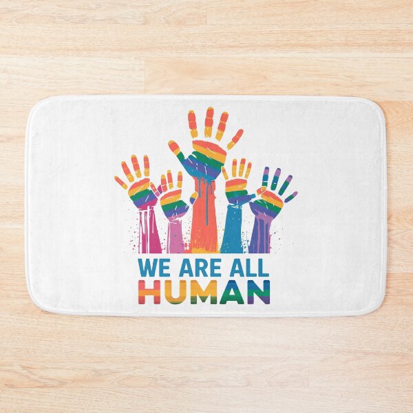 Item preview, We Are All Human designed and sold by Angry Swan Designs.