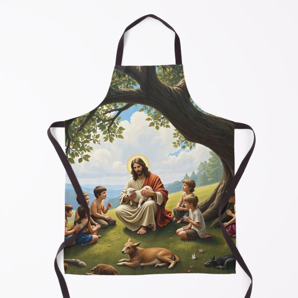 Item preview, Jesus Christ with Lamb and Children designed and sold by Gotcha29.