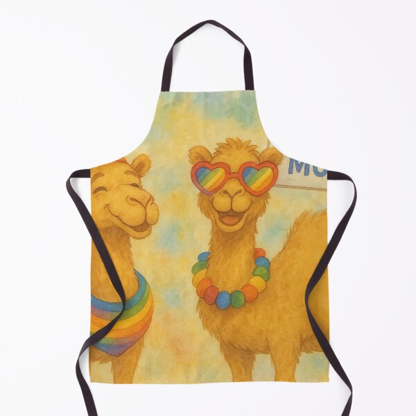 Item preview, funny camels celebrate Pride month designed and sold by Mauswohn.