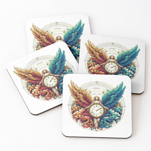 Item preview, Superhero angel with a clock,Angel,angel art,divine power designed and sold by Expressions-Sel.