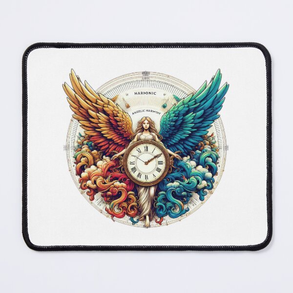 Item preview, Superhero angel with a clock,Angel,angel art,divine power designed and sold by Expressions-Sel.