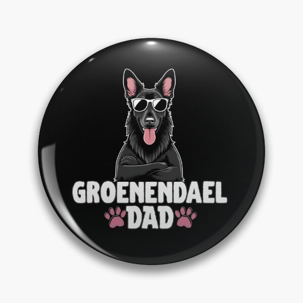 Item preview, Groenendael Dad – Cool & Loyal Vibes designed and sold by GoodyPaws.