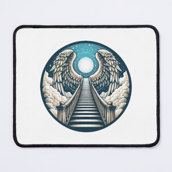 Item preview, Superhero angel staircases with angel wings,Angel,angel art,divine power designed and sold by Expressions-Sel.