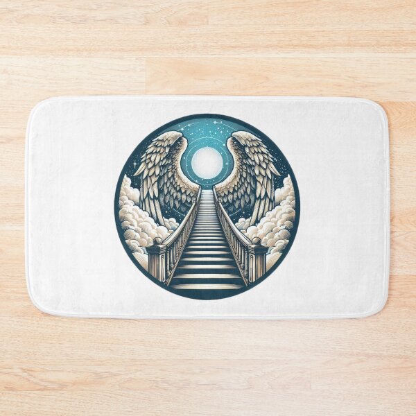 Item preview, Superhero angel staircases with angel wings,Angel,angel art,divine power designed and sold by Expressions-Sel.