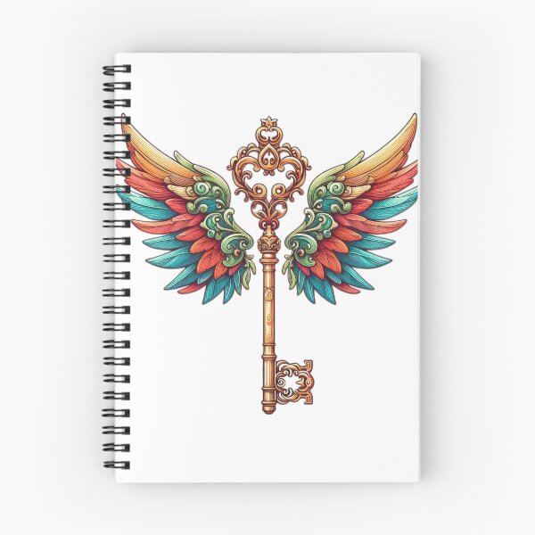 Item preview, Superhero angel key with angel wings,Angel,angel art,divine power designed and sold by Expressions-Sel.