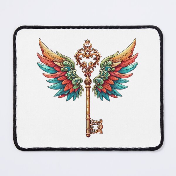 Item preview, Superhero angel key with angel wings,Angel,angel art,divine power designed and sold by Expressions-Sel.