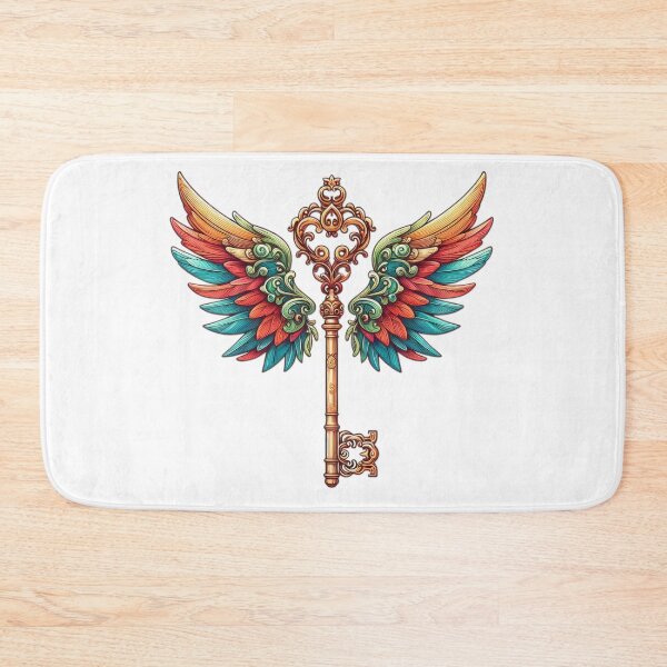 Item preview, Superhero angel key with angel wings,Angel,angel art,divine power designed and sold by Expressions-Sel.