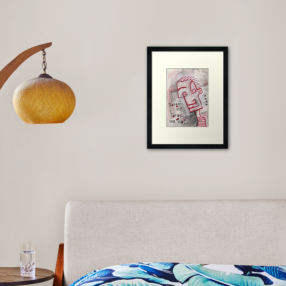 Item preview, Framed Art Print designed and sold by studiobloknote.