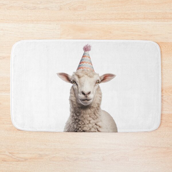 Item preview, Cute Sheep with Party Hat Birthday Celebration designed and sold by LazyOwlStore.