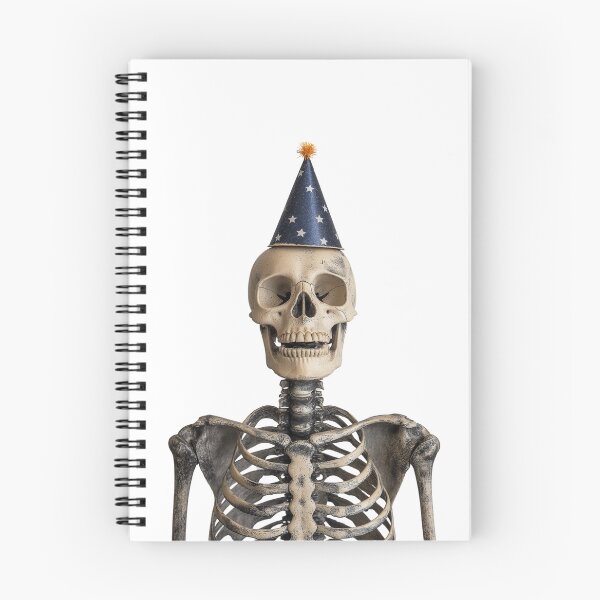 Item preview, Funny Skeleton with Party Hat Birthday Celebration designed and sold by LazyOwlStore.