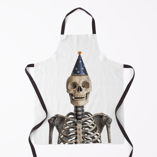 Item preview, Funny Skeleton with Party Hat Birthday Celebration designed and sold by LazyOwlStore.