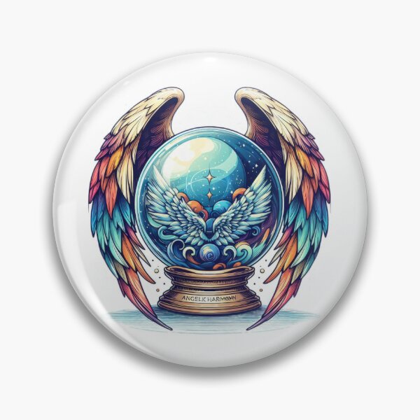 Item preview, Superhero angel sphere with angel wings,Angel,angel art,divine power designed and sold by Expressions-Sel.