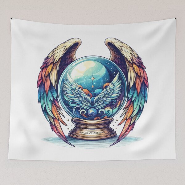 Item preview, Superhero angel sphere with angel wings,Angel,angel art,divine power designed and sold by Expressions-Sel.