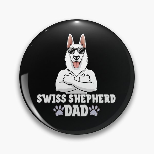 Artikelvorschau, Weißer Schweizer Schäferhund-Vater – Edle & coole Ausstrahlung entworfen und verkauft von GoodyPaws.