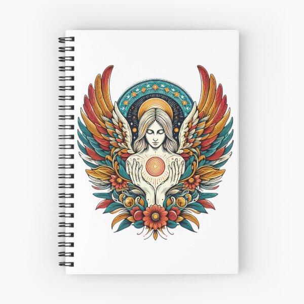 Item preview, Superhero angel with colorful angel wings,Angel,angel art,divine power designed and sold by Expressions-Sel.