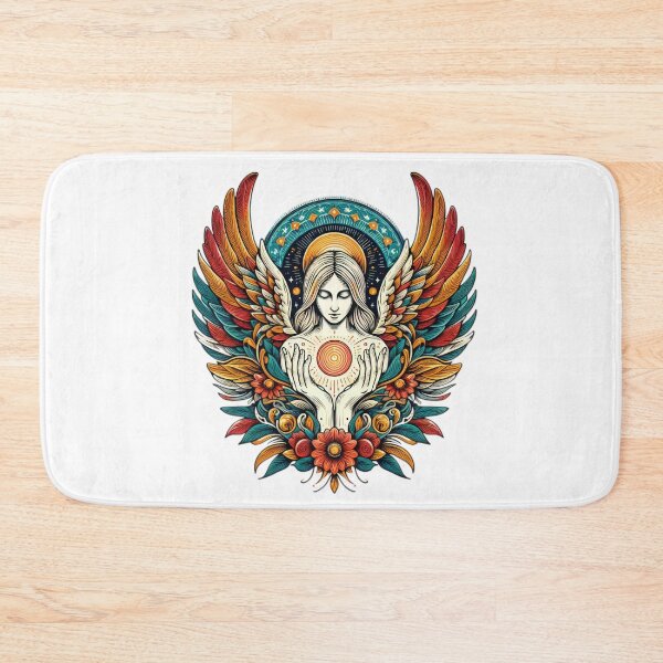 Item preview, Superhero angel with colorful angel wings,Angel,angel art,divine power designed and sold by Expressions-Sel.