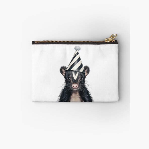 Item preview, Cute Skunk with Party Hat Birthday Celebration designed and sold by LazyOwlStore.