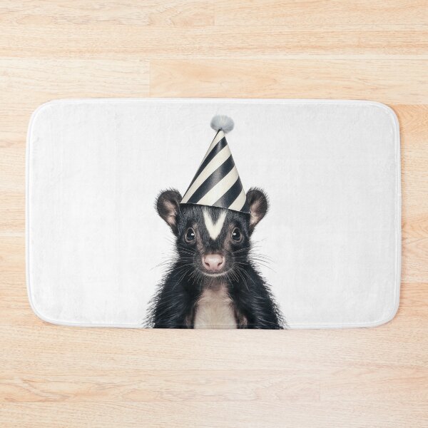 Item preview, Cute Skunk with Party Hat Birthday Celebration designed and sold by LazyOwlStore.
