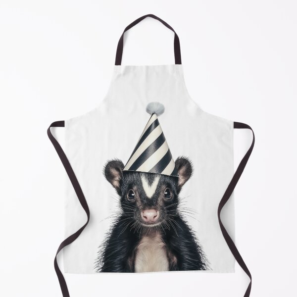 Item preview, Cute Skunk with Party Hat Birthday Celebration designed and sold by LazyOwlStore.