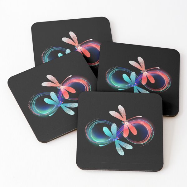 Item preview, Infinity with glowing dragonflies designed and sold by Blackmoon9.