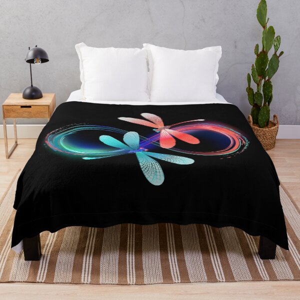 Item preview, Infinity with glowing dragonflies designed and sold by Blackmoon9.