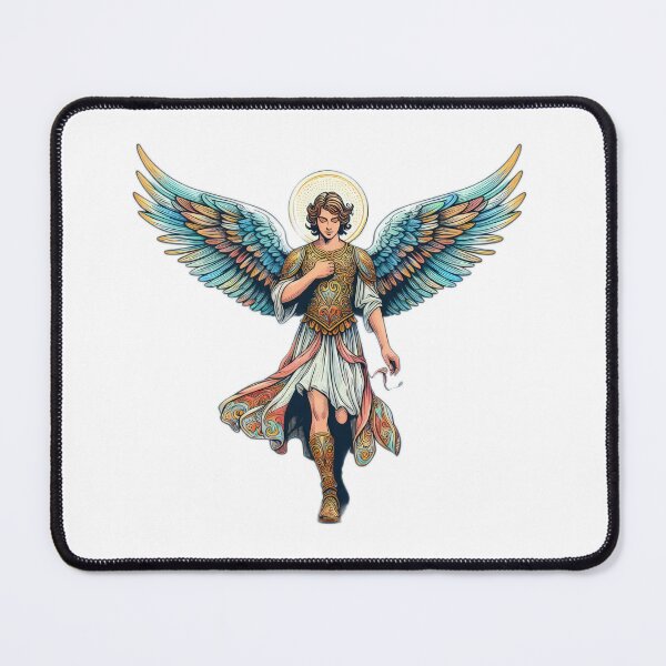 Item preview, Superhero Archangel michael with angel wings,Angel,angel art,divine power designed and sold by Expressions-Sel.