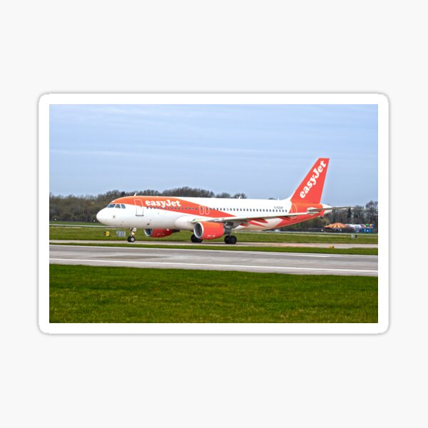easyJet Airbus A320 G-EZUF MAN to PMI Sticker