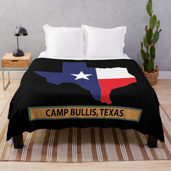 Item preview, Texas Map Overprint with Texas State Flag - FCamp Bullis, Texas designed and sold by Military Insignia Products.