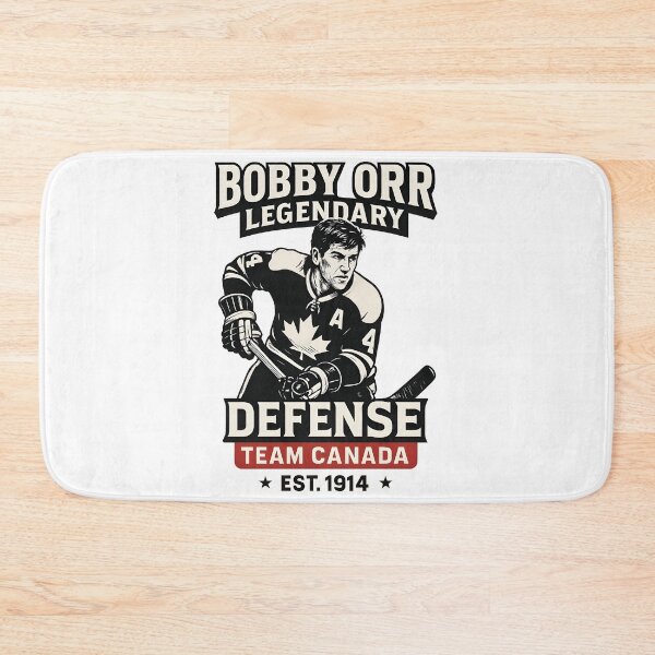Item preview, Bobby Orr "Legendary Defense" Shirt – Team Canada Hockey EST. 1914 | Canadian Hockey Icon Vintage Tee designed and sold by WAUZ.
