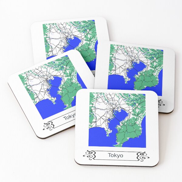 Item preview, Greater Tokyo Road Map designed and sold by design2xstudio.