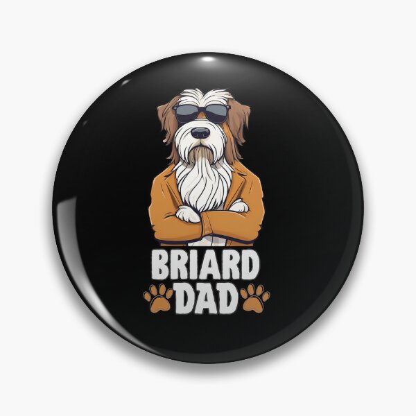 Item preview, Briard Dad – Loyal, Bold & Stylish designed and sold by GoodyPaws.