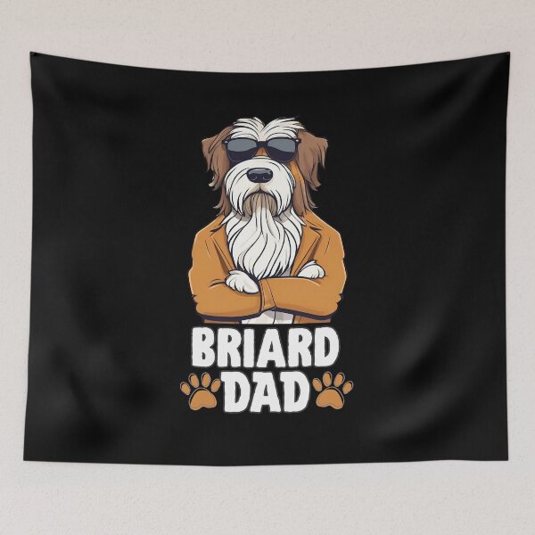 Item preview, Briard Dad – Loyal, Bold & Stylish designed and sold by GoodyPaws.