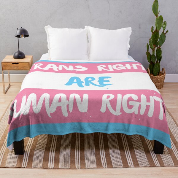 Item preview, Trans Rights are Human Rights designed and sold by Bad Wolf Works.