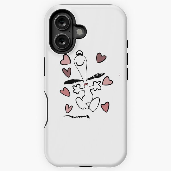 Item preview, Snoopy With Pink Hearts designed and sold by alicebq.