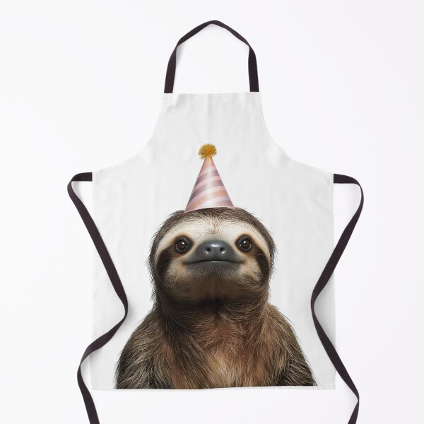 Item preview, Cute Sloth with Party Hat Birthday Celebration designed and sold by LazyOwlStore.