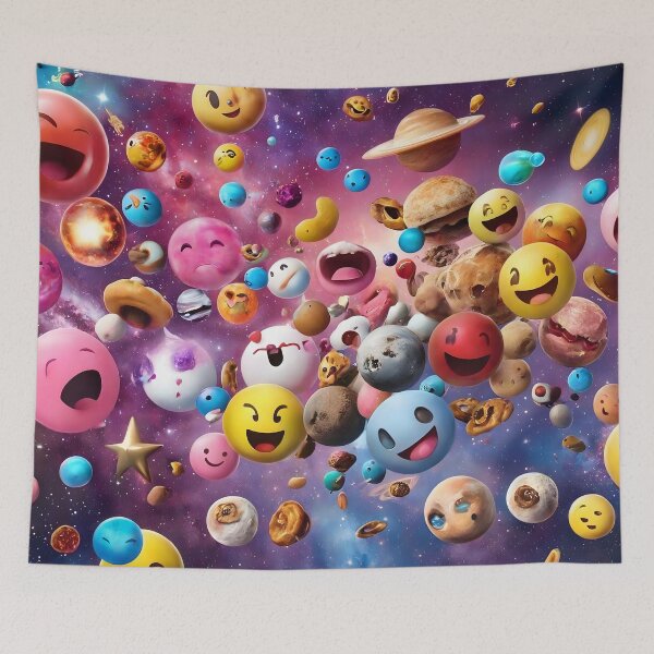 Item preview, Emoji Galaxy Getaway designed and sold by HeartfulBloom.