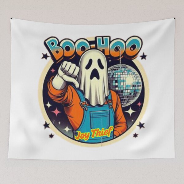 Item preview, Bail Out: The Ghost BOO Who Came to Crush Your Vibe CLASSIC T-SHIRT designed and sold by inkfluenceart.