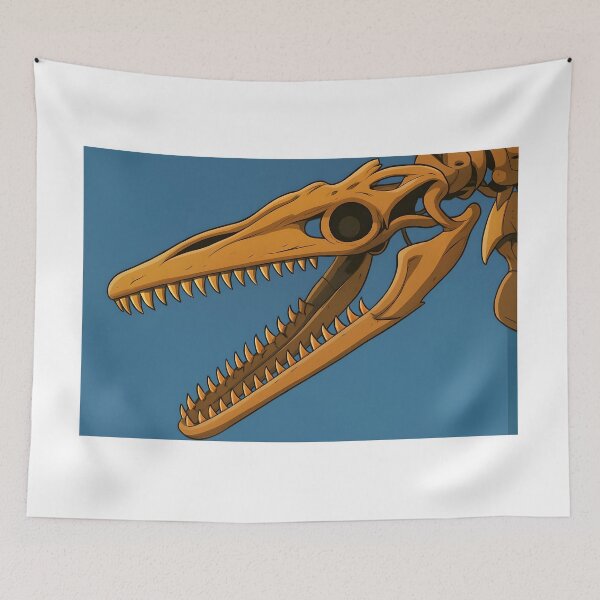Item preview, mosasaurus Skull designed and sold by MountAshDesigns.