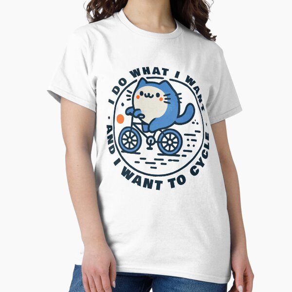 Item preview, Bicycle Cat With Cheeky Slogan For Bike Rebels designed and sold by LuminOrb.