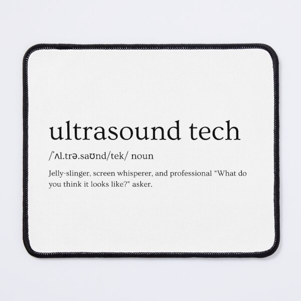 Item preview, Ultrasound Tech Slogan Design – “Jelly-slinger, Screen Whisperer" designed and sold by Straight-Up Snark.