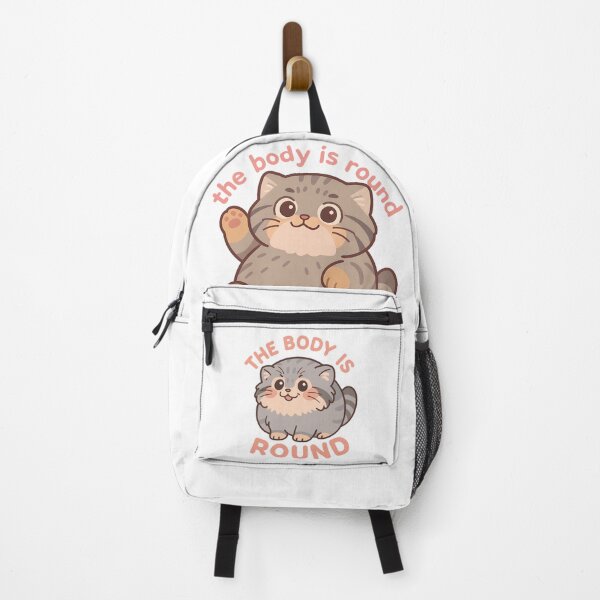 Item preview, The Body is Round - Pallas's Cat Meme designed and sold by Pastel Purrade.