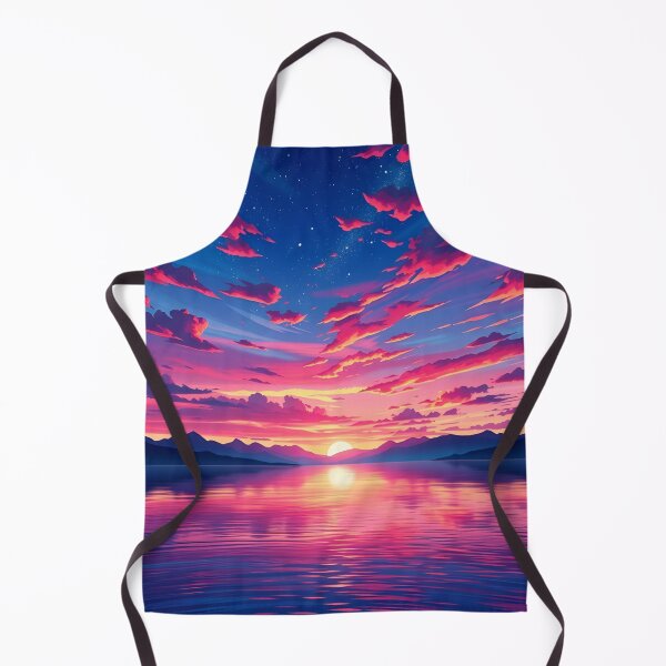 Item preview, AI Sunset Scenery | Dreamy Digital Landscape Art | Vibrant Sky designed and sold by typoinspired.